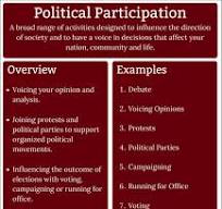 political engagement examples