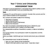year 7 civics and citizenship worksheets